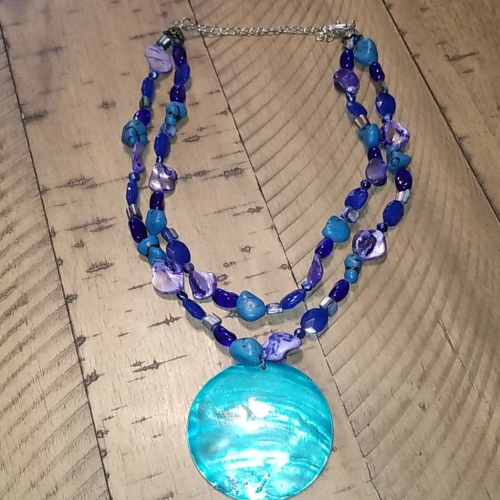 Double Strand Statement Necklace. - image 1